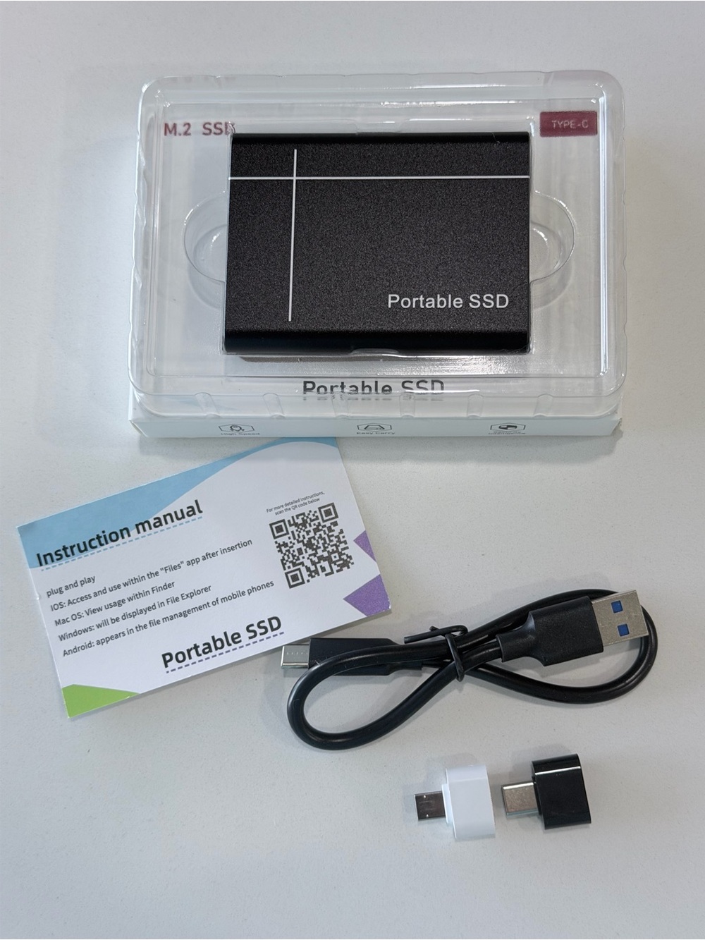 Portable SSD External Drive - 32TB- Unbranded
